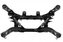 Sheet metal structure of a rear axle carrier