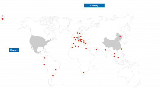 World Map PFINDER